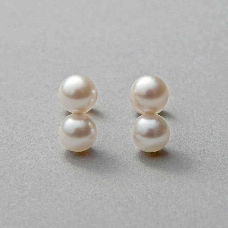 Pearl Stud Earrings, 5.5-6.0mm