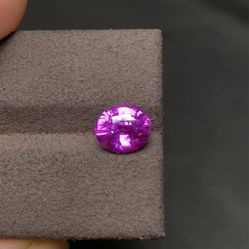 3.02ct Unheated Violet-Blue Sapphire